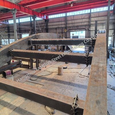 AWS D1.5 Curved Steel Arch Bridge | AASHTO LRFD & ASTM A709 US Highway Certified