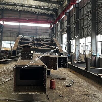 Steel Arch Bridge – Custom Fabricated Structural Components and Decking Systems
